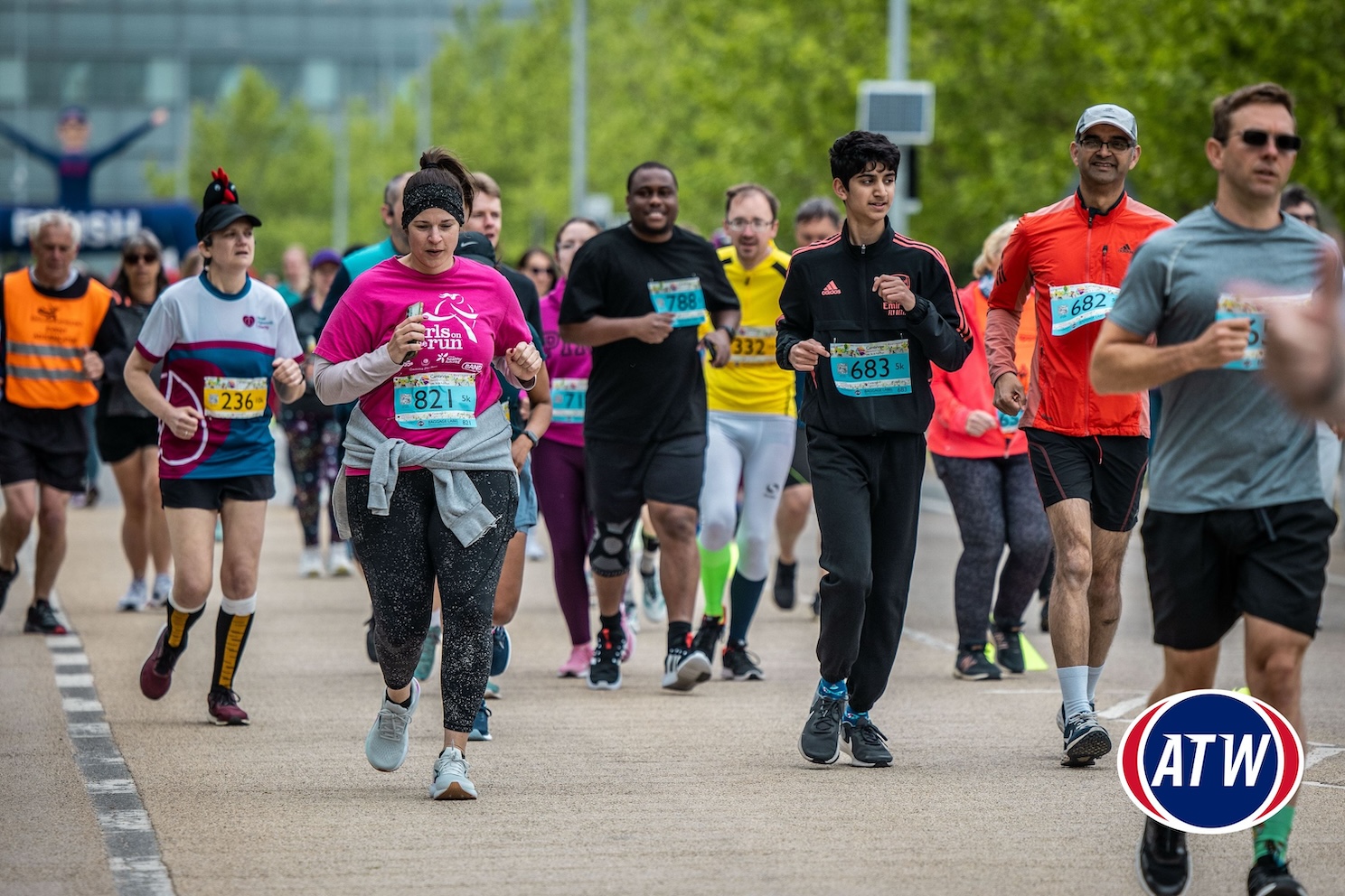 Runners taking part in the CBC 5k and 10k run